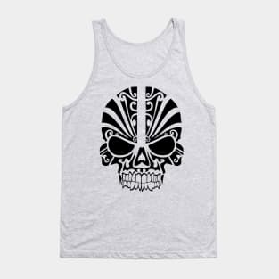 Tribal - Skull Design Tank Top